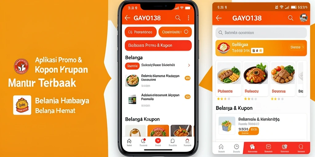 Tampilan antarmuka GAYO138 menampilkan berbagai promo menarik untuk belanja.