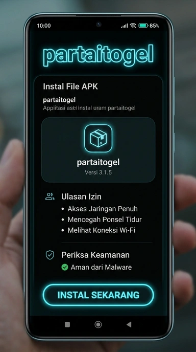 Tampilan halaman APK partaitogel